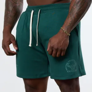 Vanquish Forest Green Unconquerable Strength Wide Leg Shorts