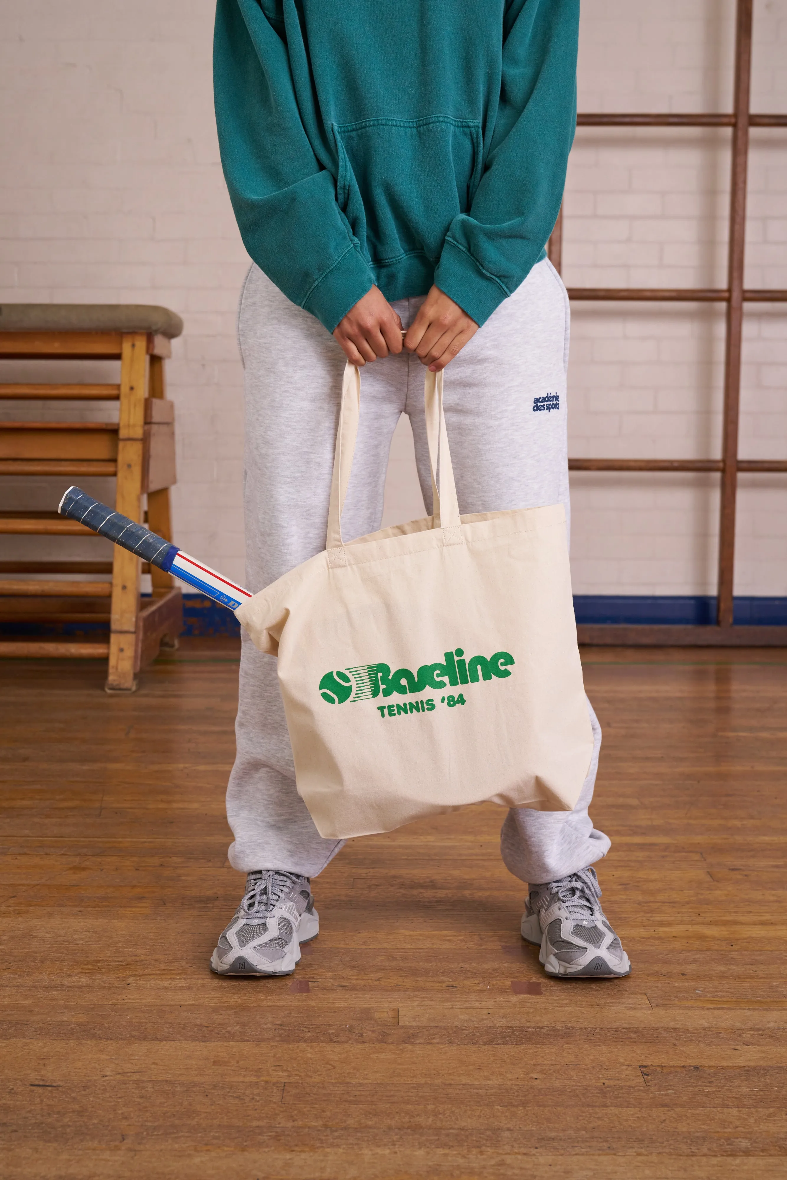 Vice 84 *10 Years Of* 'Baseline' Large Gym Tote Bag - Ecru