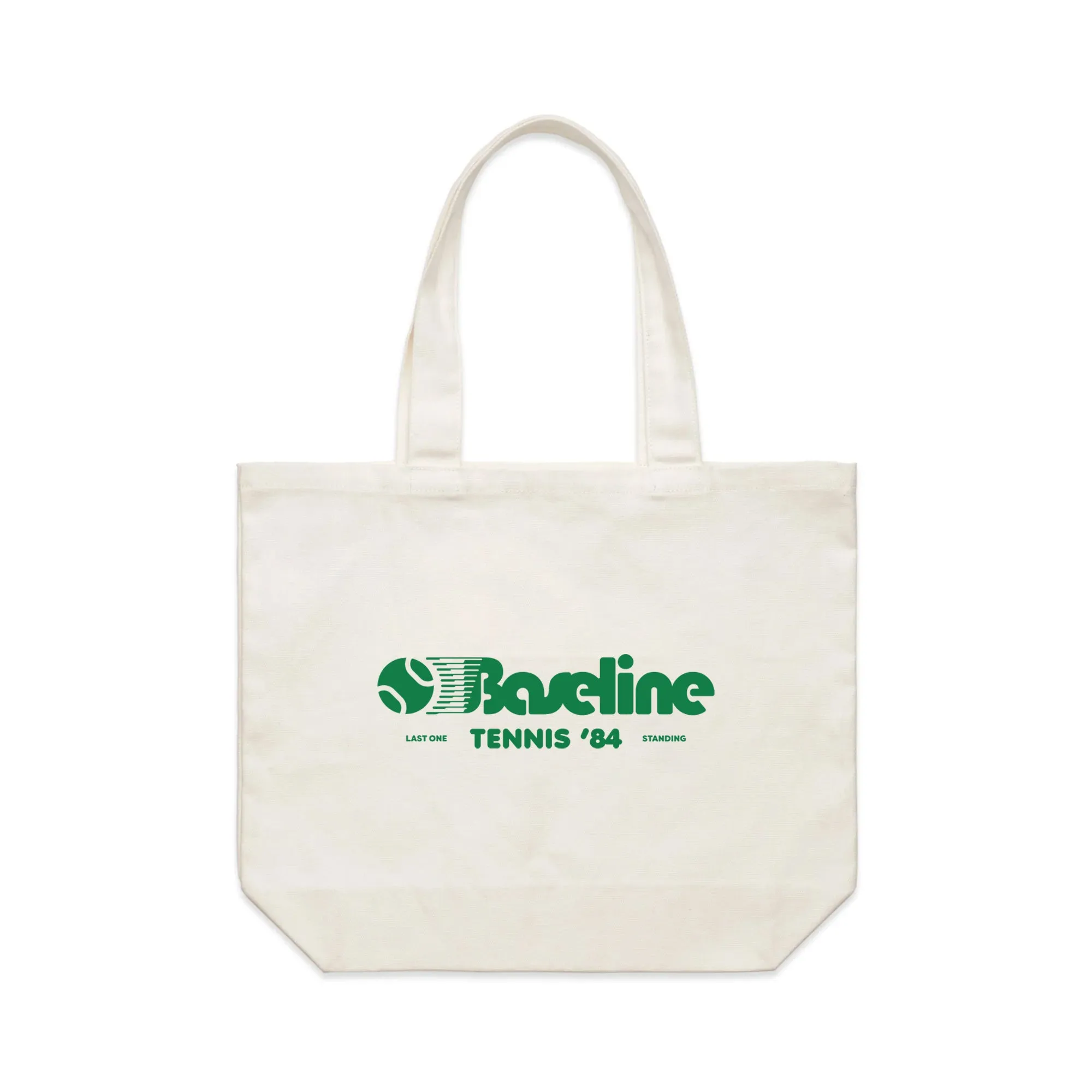 Vice 84 *10 Years Of* 'Baseline' Large Gym Tote Bag - Ecru